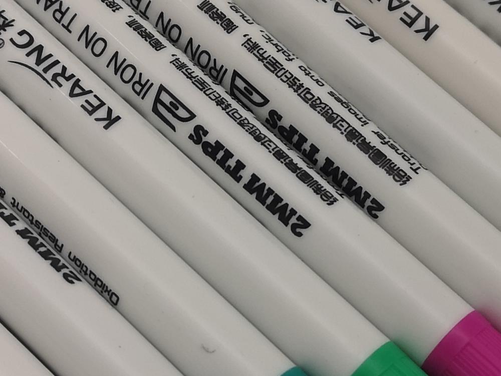 科灵热转印笔手艺笔转移笔布艺笔DIY TP20橙红黑洋红紫棕蓝粉绿色
