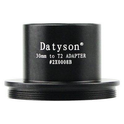Datyson显微镜摄影配件30mm接口转M42T2螺纹T型转接器2X0008B
