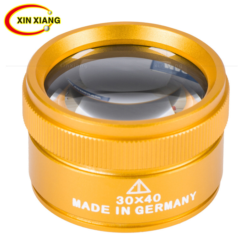 30倍K9光学玻璃金属金色圆筒式