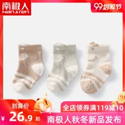 Vớ trẻ sơ sinh cotton mùa thu và mùa đông Bé mùa xuân và mùa thu vớ vớ cho bé 0-3 tháng sơ sinh 0-1 mùa thu - Vớ