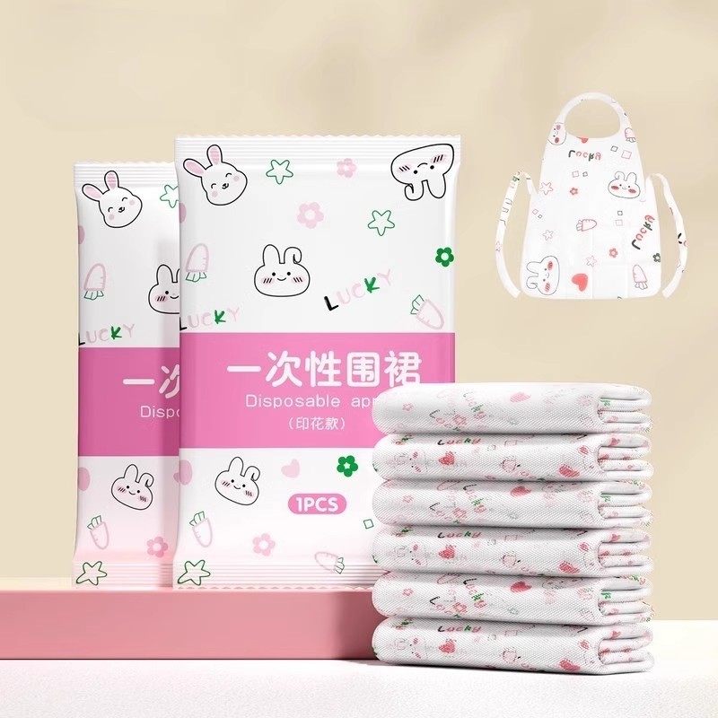 一次性围裙无纺布防水防油家庭火锅烧烤龙虾餐饮专用成人吃饭围兜,家庭/个人清洁工具,一次性围裙,淘宝优惠券,粉丝福利购,淘宝优惠卷