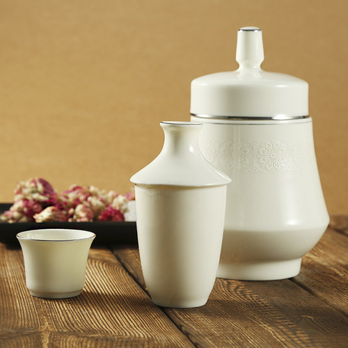 硅元陶瓷家用中国风花雕温酒壶