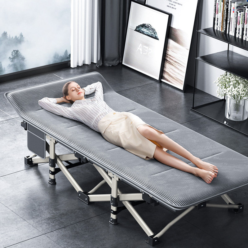 躺椅折叠午休床办公室便携午睡床行军床睡椅简易陪护床单人床家用