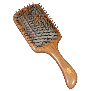 绿檀木超大板气垫梳子气囊按摩梳天然实木静电脱发防女士专用长发