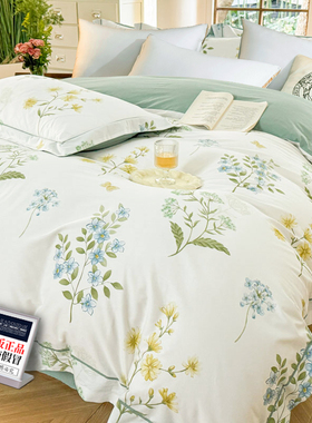 宜眠100%纯棉单件被套60S支斜纹A类母婴可用150 180 200纯棉被罩