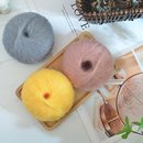 真丝马海毛手工编织diy材料包儿童毛衣围巾线细毛线团幼马海毛