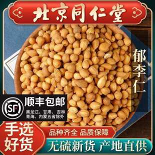 同仁堂正品郁李仁中药材500g郁李仁粉精选另售桑叶郁李仁茶莱菔子