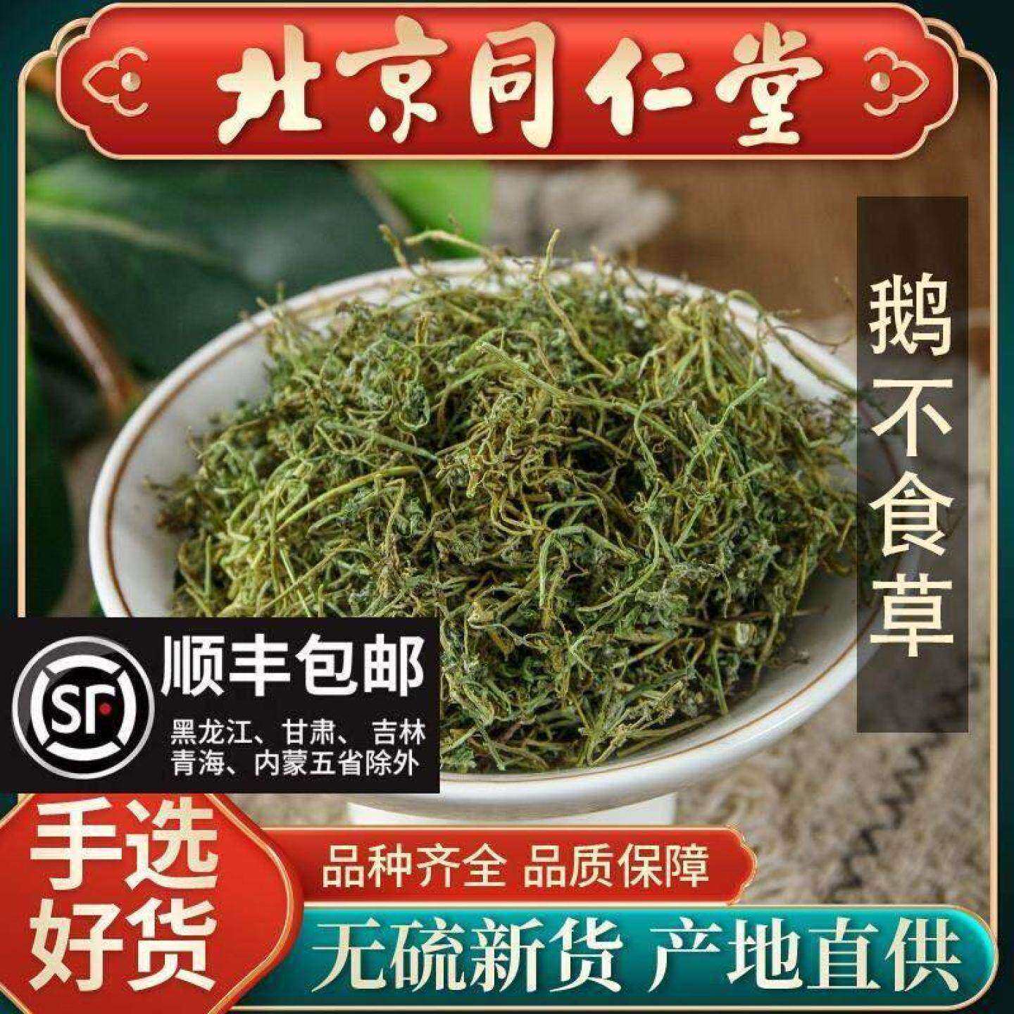 同仁堂鹅不食草中药材500g当季新鲜鼻免费磨粉炎饿不食草中草药