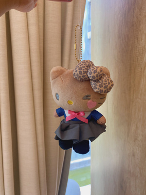 黑皮平成辣妹JK制服学生hellokitty猫挂件包包挂饰公仔毛绒玩偶