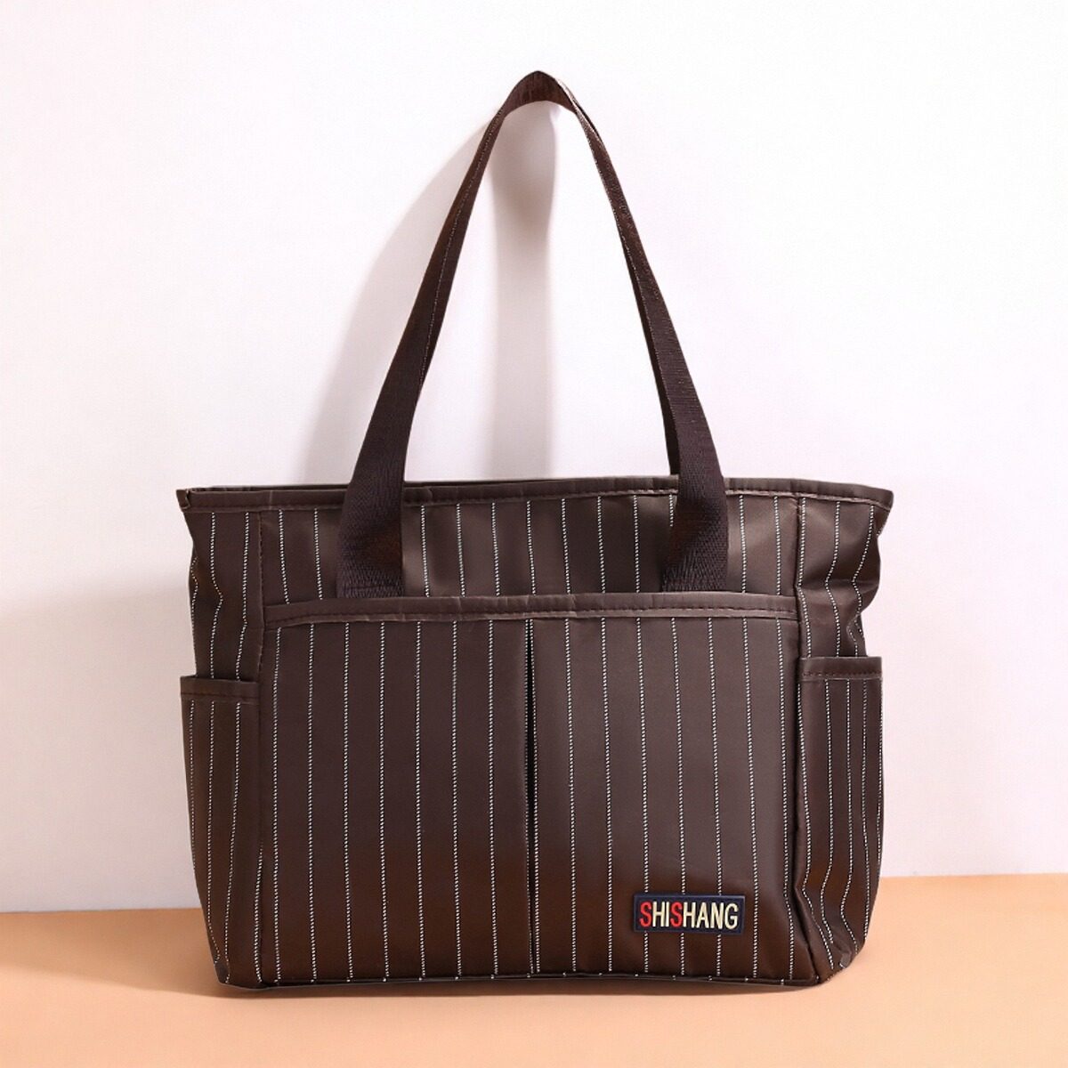 时尚通勤包手提包大容量单肩包妈咪包外出带娃手提袋妈妈包手拎袋,箱包皮具/热销女包/男包,时尚帆布包,淘宝优惠券,粉丝福利购,淘宝优惠卷