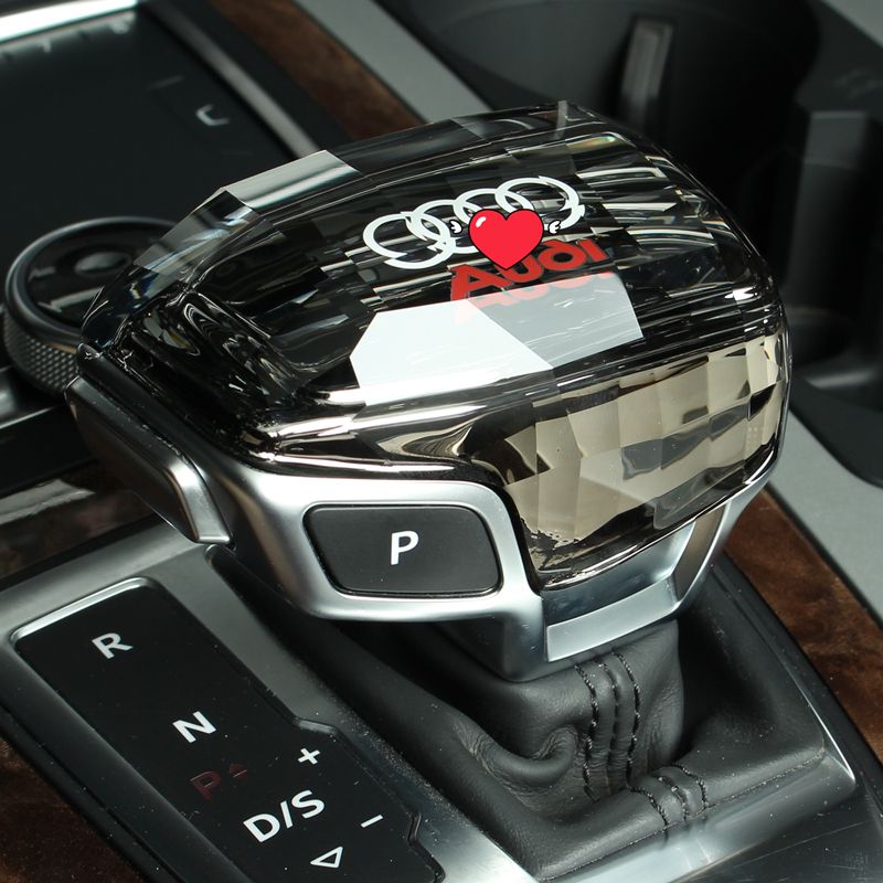 奥迪水晶档把A4L/A5/A6L/A7/Q5L/Q7/A8排挡头改装换挡杆档把头盖