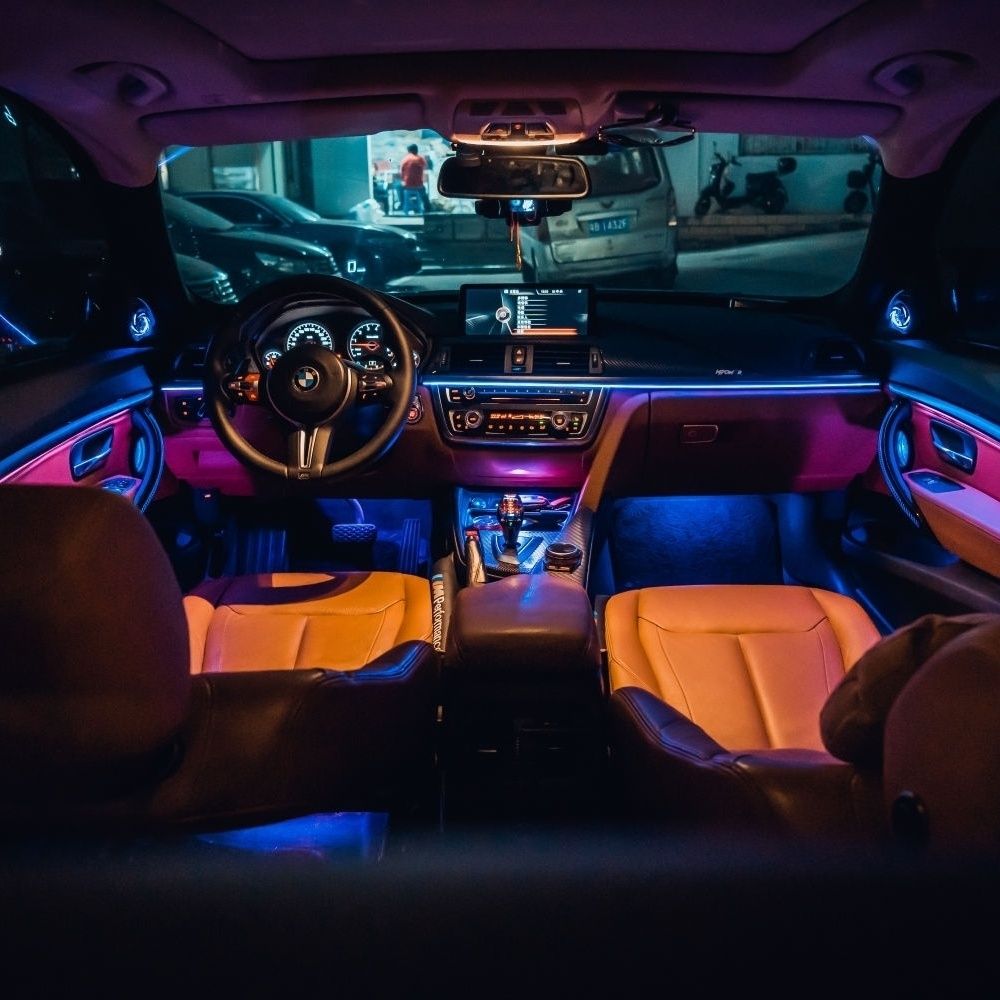 宝马3系专用氛围灯F18/G20/G28/F30/F35长轴短轴内饰灯改装64色