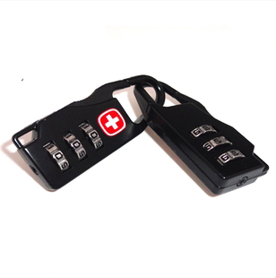 挂锁密码锁 安全防盗电脑包锁 十字军刀 旅行箱包锁门柜台抽屉锁