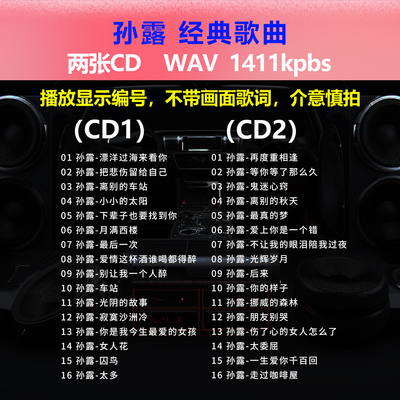 孙露【2张CD】经典32首