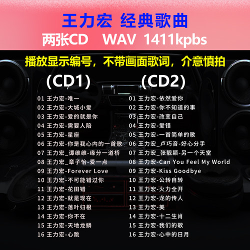 王力宏【2张CD】经典32首