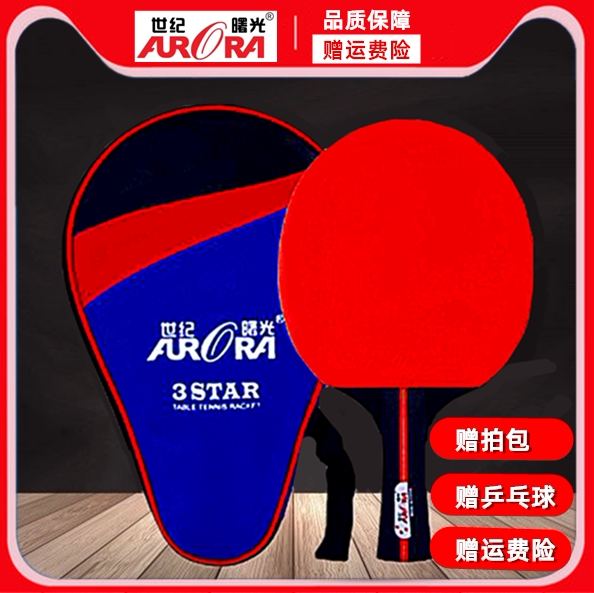 世纪曙光乒乓球拍三星级大学生
