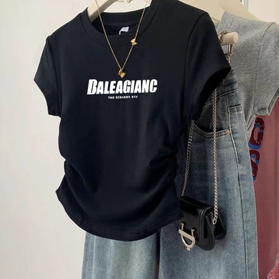 小个子修身显瘦短款上衣