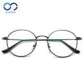 圆框眼镜防辐射抗蓝光变色近视眼镜男潮圆形眼睛近视女小框显脸小