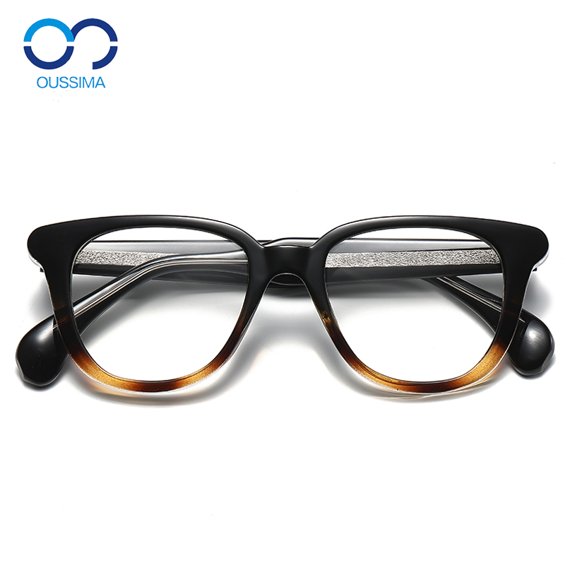 手作 x 复古板材眼镜 经典日式近视男女明星同款粗框透明框镜架