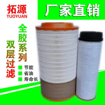 K2747空气滤芯适用中国重汽豪沃新T5G C7H71OWO8405-0021空滤清器