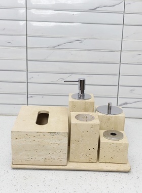 黄洞石现代简约酒店样板间收纳