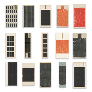 仿碑拓片黑拓朱拓仿古宣纸国展作品纸楷书魏碑书法作品纸默认无格