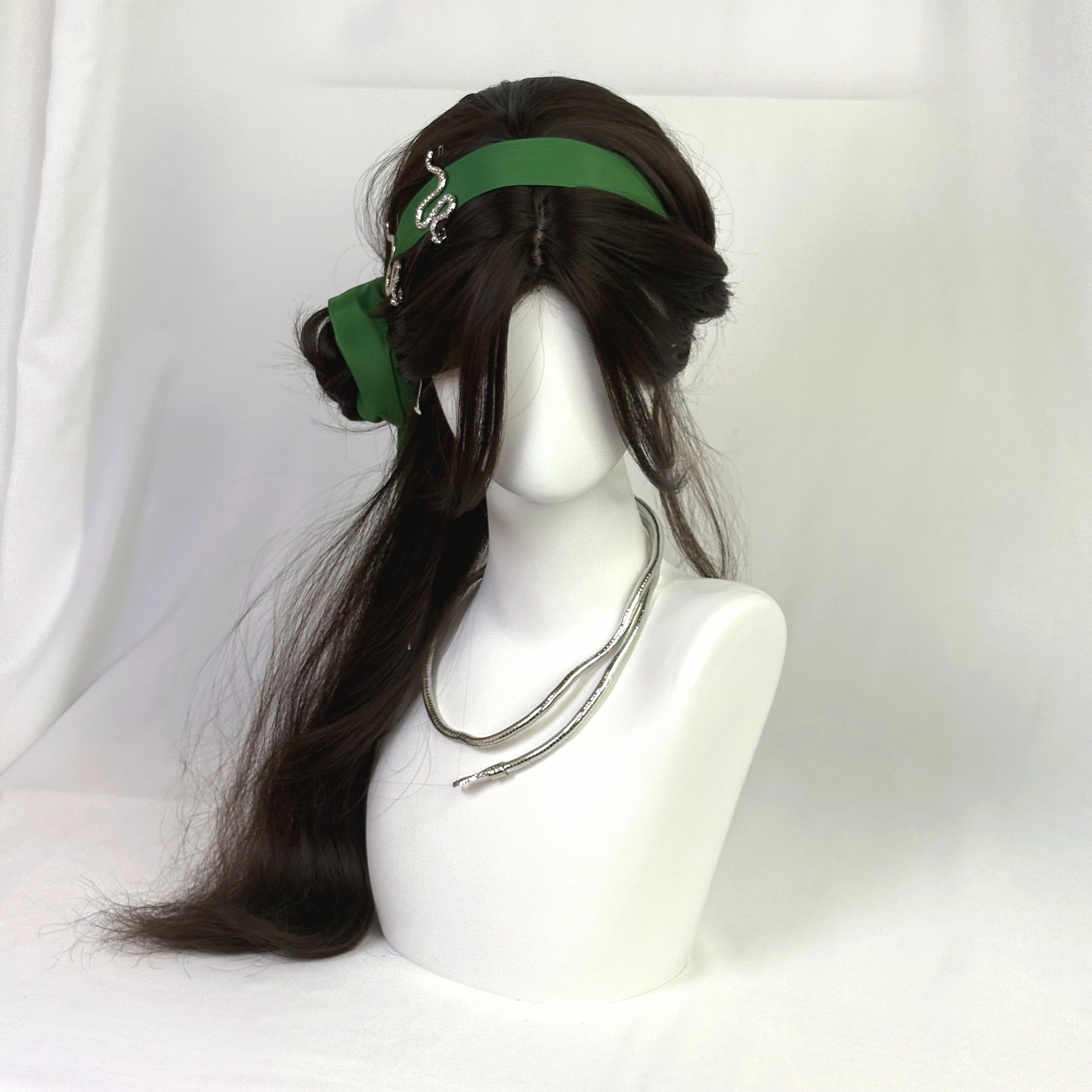 动漫青蛇cos假发全头套