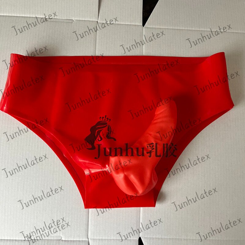 男乳胶三角内裤橡胶避孕短裤0.4mm