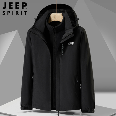 JEEP春秋三合一冲锋衣可拆卸