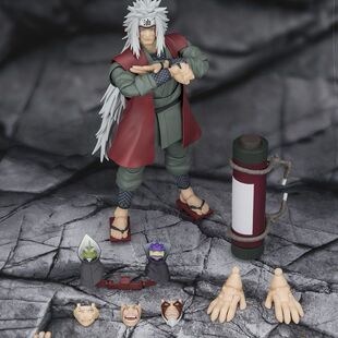 全新 代理版SHF火影忍者 自来也仙人模式 木叶豪杰 疾风传 成品