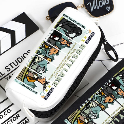 锈湖 游戏周边二次元同人 大容量 笔袋文具盒 兔子先生Rusty lake