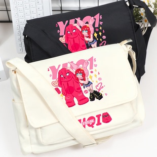 宋雨琦solo专辑gigi兔子周边粉丝应援物斜挎单肩包上课通勤补习包