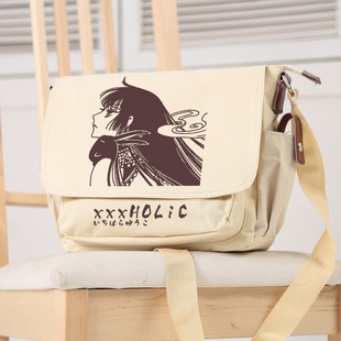 四月一日灵异事件簿xxxholic周边壹原侑子同人单肩斜挎书包女学生