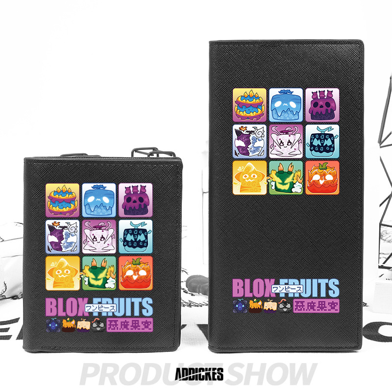 恶魔果实bloxfruits游戏周边动漫钱包卡包二合一短款男学生青少年