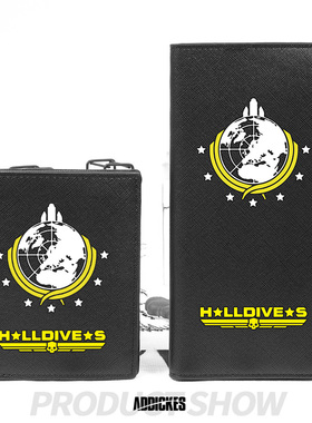 Helldivers2 绝地潜兵2游戏周边 超级地球徽章 二次元钱包短款 男