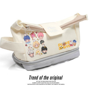 笔袋文具袋 NOAH二次元 PLAVE韩国男团周边虚拟偶像斑比银虎 yejun