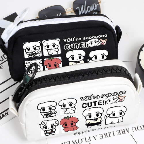 金冬天咖喱狗周边笔袋文具盒