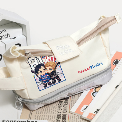 巅峰对决可爱同人周边文具笔袋