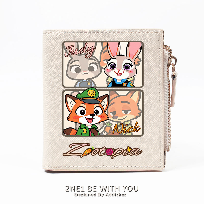 疯狂动物城周边钱包卡包一体