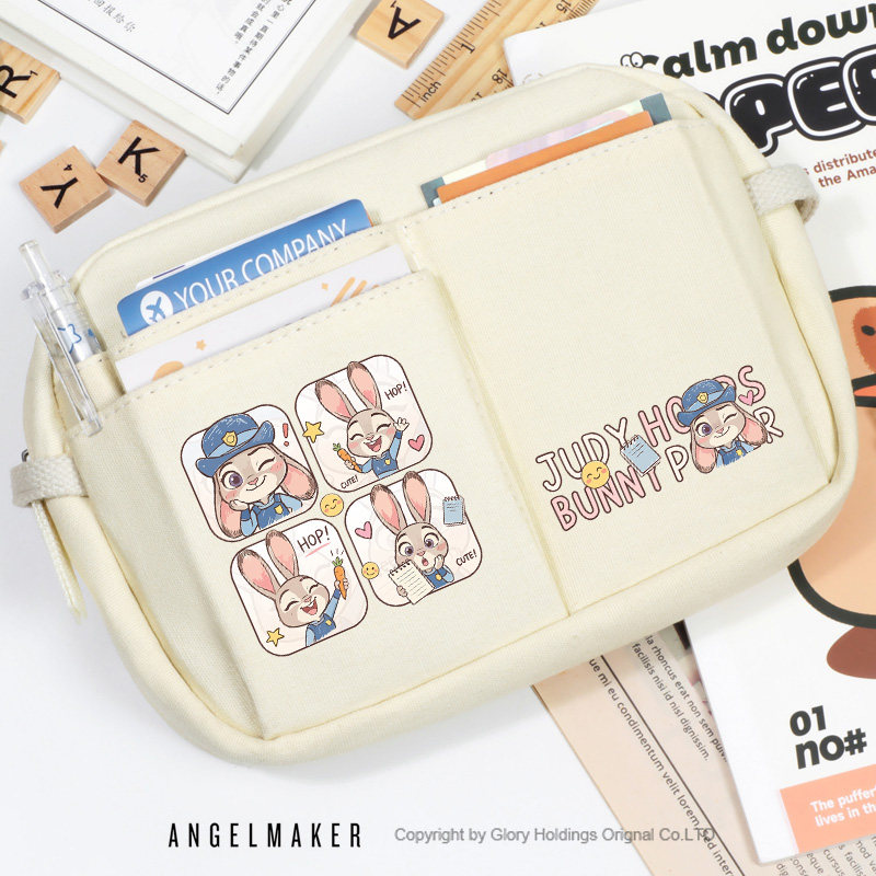 可爱卡通朱迪周边礼物谷子疯狂动物城2尼克盖瑞二次元高颜值帆布笔袋文具袋收纳包大容量女小学生初中生,文具电教/文化用品/商务用品,笔袋,淘宝优惠券,粉丝福利购,淘宝优惠卷