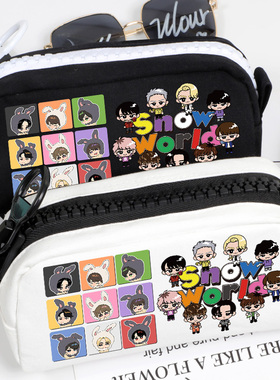 SNOWMAN 雪人杰尼斯周边深泽辰哉目黑莲粉丝应援物学生笔袋文具袋