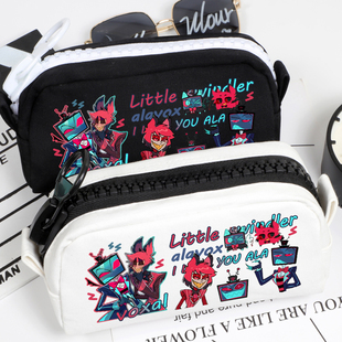 地狱客栈动漫周边沃克斯阿拉斯托voxal同人电鹿谷子笔袋文具袋盒