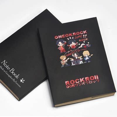 摇滚oneokrock周边同款笔记本子