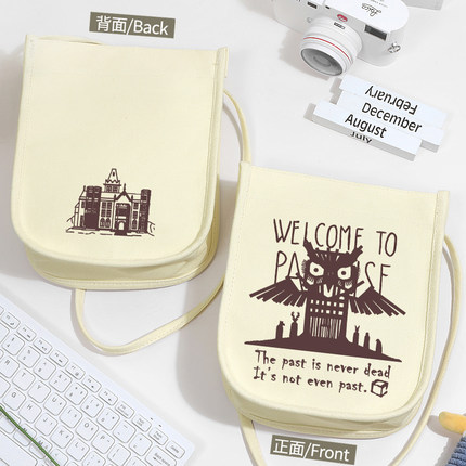 锈湖rusty lake天堂岛周边同人谷子二次元手机包单肩斜挎包帆布女