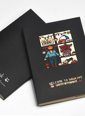 美剧 怪奇物语 StrangerThings周边 学生笔记本子记事簿 应援礼物