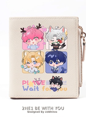 PLAVE周边 韩国虚拟男团 二次元 动漫 yejun Eunho 钱包卡包一体