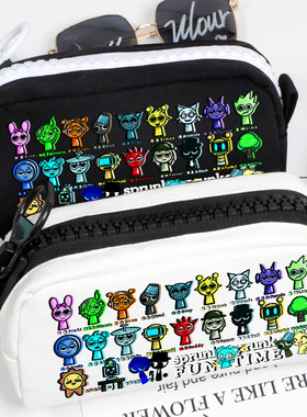 sprunki节奏盒子 音乐游戏周边 布鲁德瑞迪塔纳 大容量笔袋文具盒