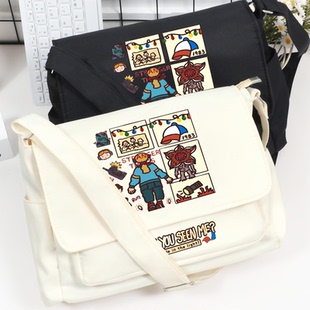 怪奇物语周边斜挎包 美剧 单肩包 Max Stranger Mike同款 Things
