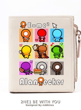 AlanBecker火柴人周边钱包卡包