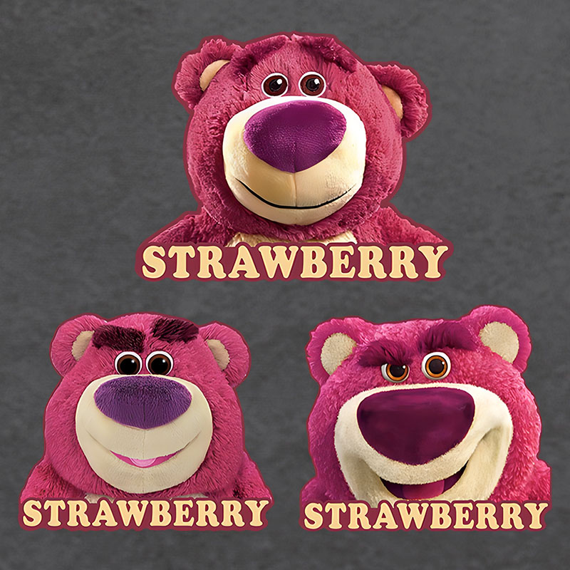 草莓熊车贴车身拉花汽车划痕遮挡电动车贴纸摩托车装饰防水遮瑕贴